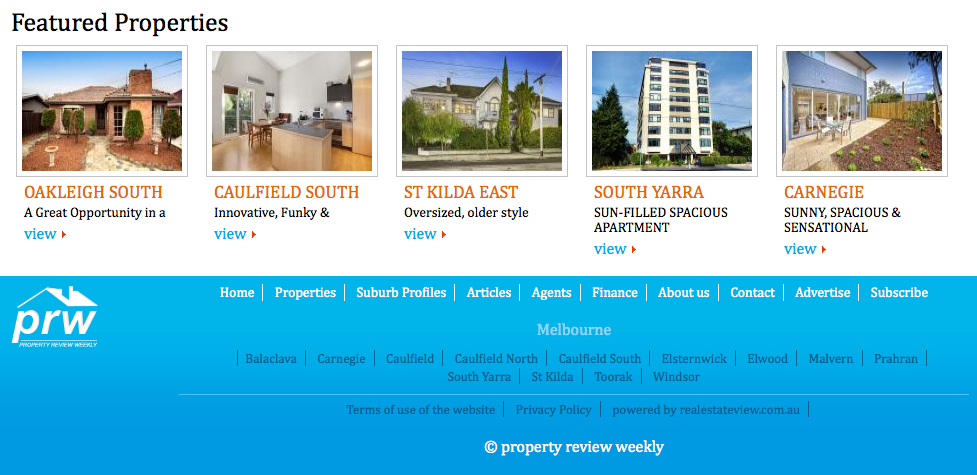 Property Review Weekly